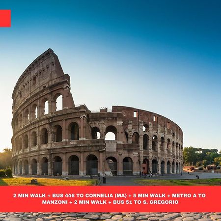 Ospedale Gemelli-Vaticano Domus Di Pace 1Bdr Rome Bagian luar foto